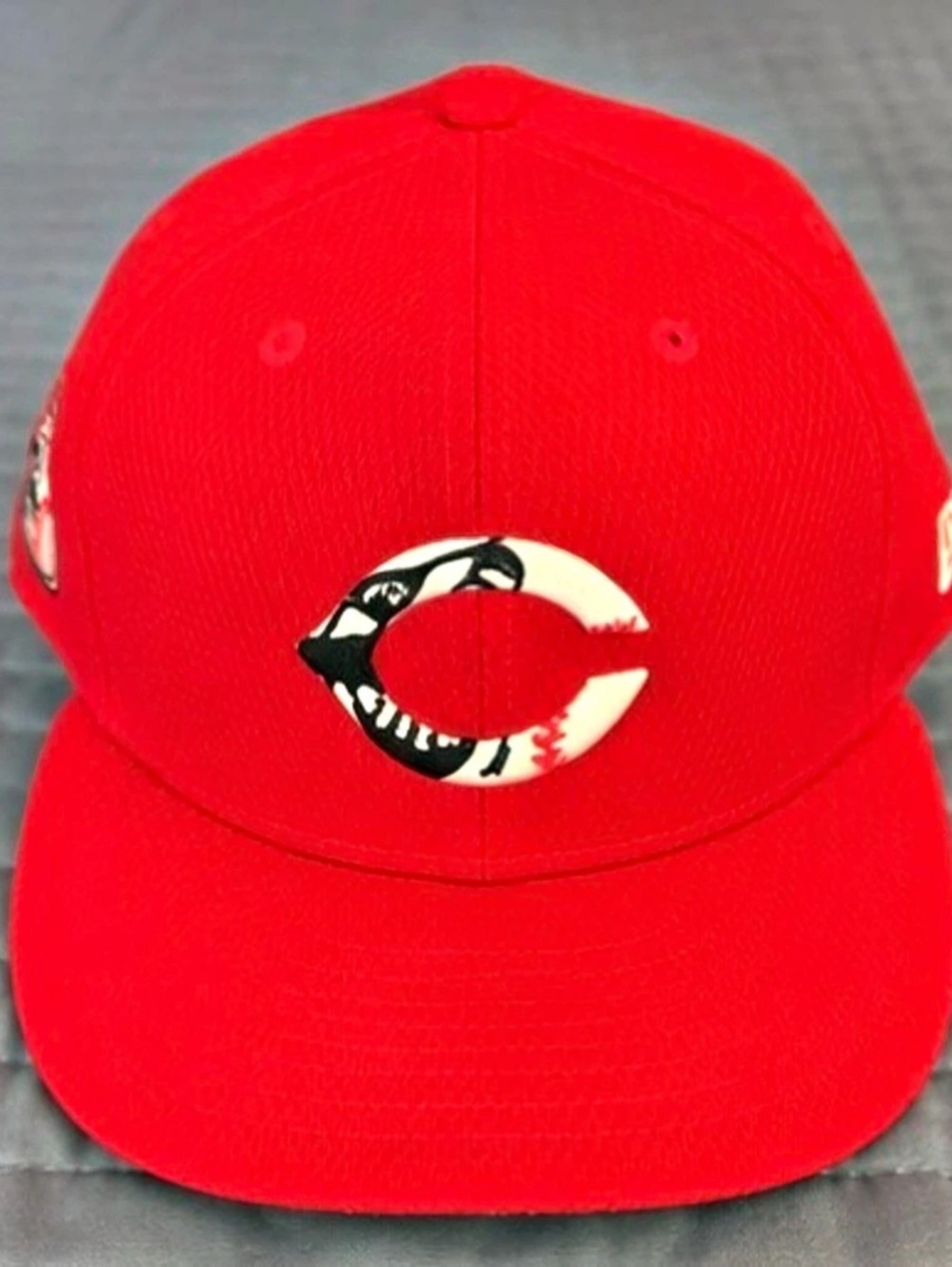 New Era Cincinnati Reds Mr. Redlegs Authentic On-Field Fitted Hat 7 3/4
